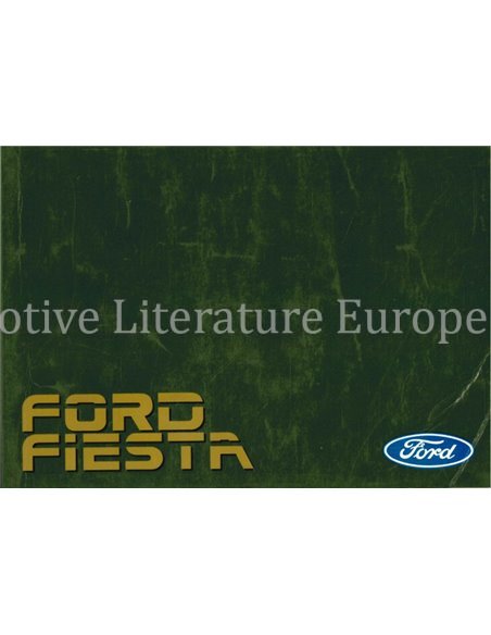 1988 FORD FIESTA BETRIEBSANLEITUNG DEUTSCH