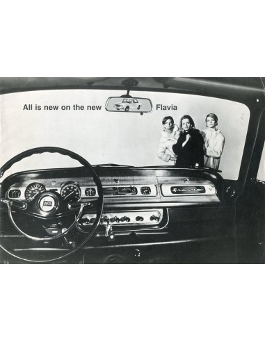 1967 LANCIA FLAVIA SEDAN BROCHURE ENGELS