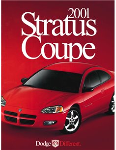 2001 CHRYSLER STRATUS COUPE PROSPEKT ENGLISCH (USA)