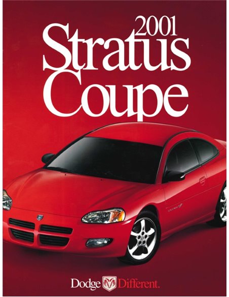 2001 CHRYSLER STRATUS COUPE BROCHURE ENGELS (USA)