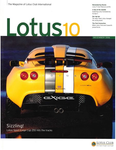 2006 LOTUS CLUB INTERNATIONAL MAGAZINE ENGELS