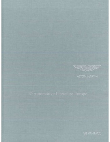 2008 ASTON MARTIN V8 VANTAGE HARDCOVER BROCHURE DUITS
