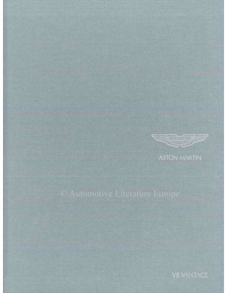 2008 ASTON MARTIN V8 VANTAGE HARDBACK BROCHURE GERMAN