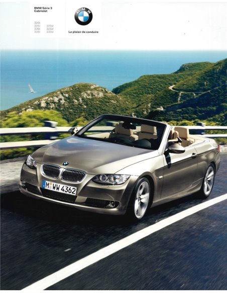 2008 BMW 3 SERIES CONVERTIBLE BROCHURE FRENCH