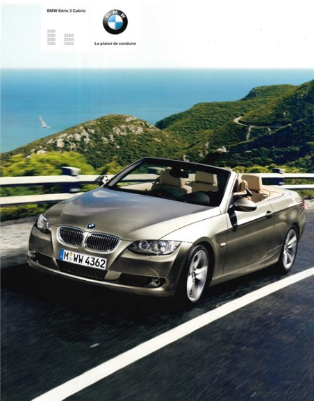 2008 BMW 3ER CABRIO PROSPEKT FRANZÖSISCH