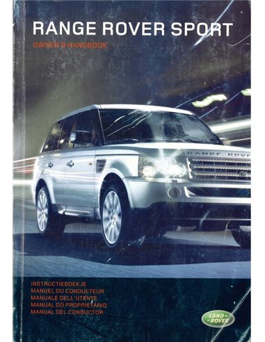 2008 RANGE ROVER SPORT INSTRUCTIEBOEKJE NEDERLANDS