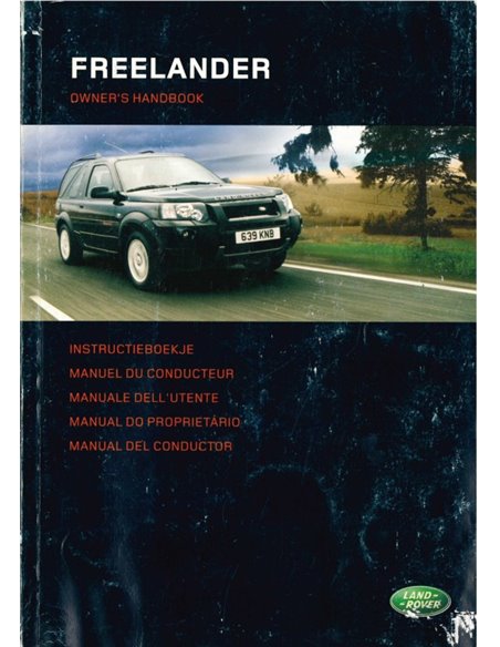 2004 LAND ROVER FREELANDER OWNERS MANUAL FRENCH