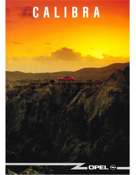 1991 OPEL CALIBRA BROCHURE NEDERLANDS