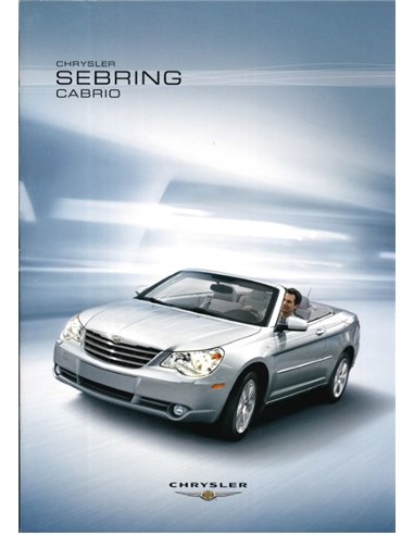 2007 CHRYSLER SEBRING CABRIO BROCHURE DUITS