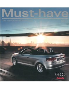 2008 AUDI A3 CABRIOLET PROSPEKT ENGLISCH