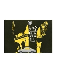 1966 LANCIA FLAVIA BERLINA 1.8 LEAFLET ENGELS