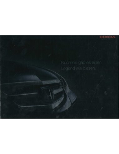 2008 HONDA LEGEND SEDAN BROCHURE NEDERLANDS