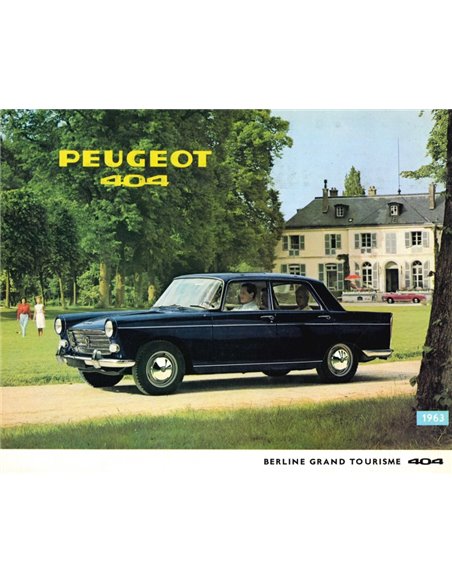 1963 PEUGEOT 404 LIMOUSINE PROSPEKT FRANZÖSISCH