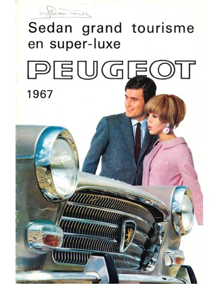 1967 PEUGEOT 404 LIMOUSINE PROSPEKT NIEDERLÄNDISCH