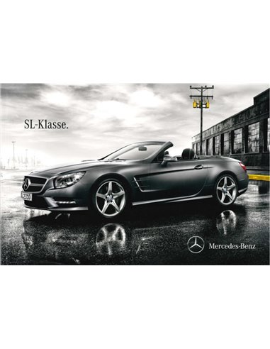 2013 MERCEDES BENZ SL KLASSE BROCHURE DEUTSCH