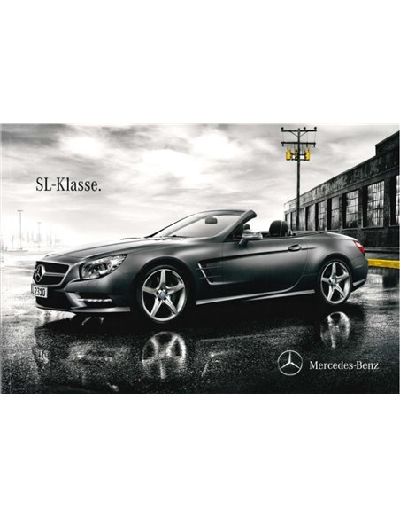 2013 MERCEDES BENZ SL KLASSE BROCHURE DEUTSCH
