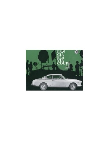 1964 LANCIA FLAVIA COUPE 1.8 LEAFLET ENGELS