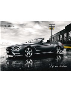 2013 MERCEDES BENZ SL CLASS BROCHURE GERMAN 2