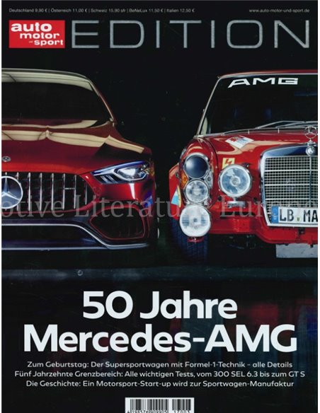 50 JAHRE MERCEDES-AMG, AUTO MOTOR UND SPORT EDITION