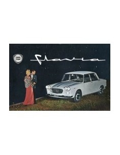 1961 LANCIA FLAVIA BERLINA BROCHURE ITALIENISCH