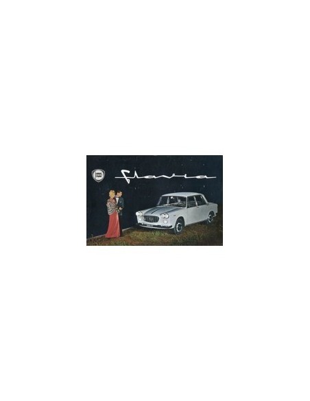 1961 LANCIA FLAVIA BERLINA BROCHURE ITALIENISCH