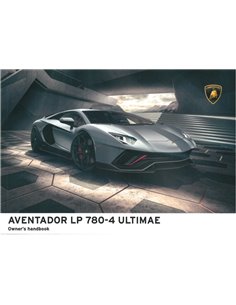 2021 LAMBORGHINI AVENTADOR LP 750-4 ULTIMAE OWNERS MANUAL ENGLISH