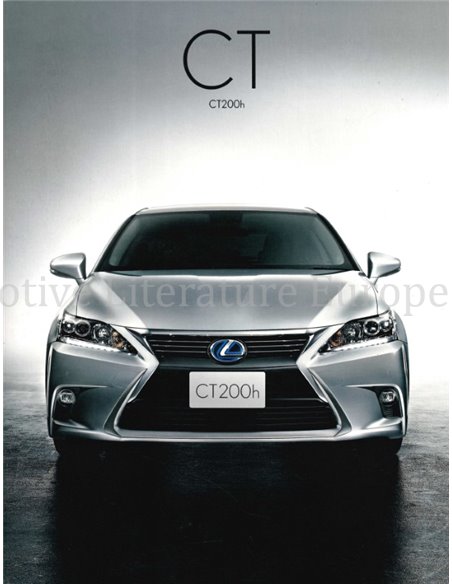 2014 LEXUS CT200H BROCHURE CHINESE