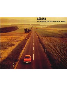 1972 OPEL ASCONA A BROCHURE NEDERLANDS
