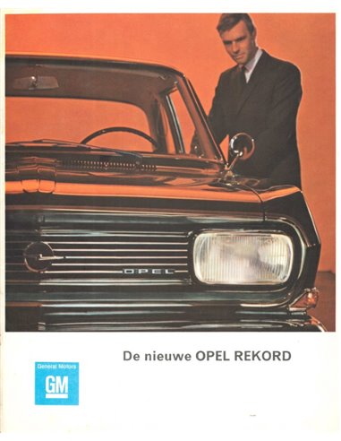 1966 OPEL REKORD B BROCHURE DUTCH