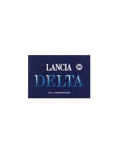 1988 LANCIA DELTA INSTRUCTIEBOEKJE ITALIAANS