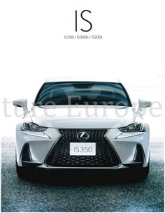2016 LEXUS IS BROCHURE JAPANS