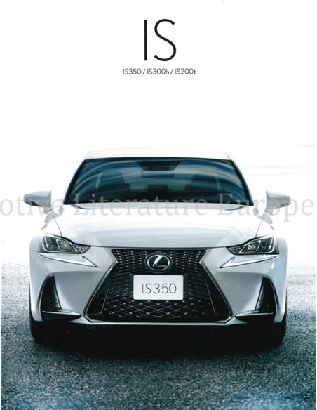 2016 LEXUS IS BROCHURE JAPANS