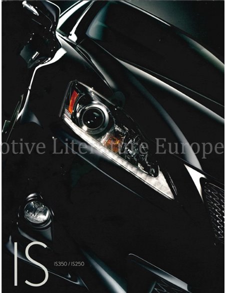 2010 LEXUS IS PROSPEKT JAPANISCH