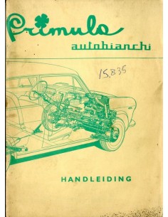 1966 AUTOBIANCHI PRIMULA INSTRUCTIEBOEKJE NEDERLANDS