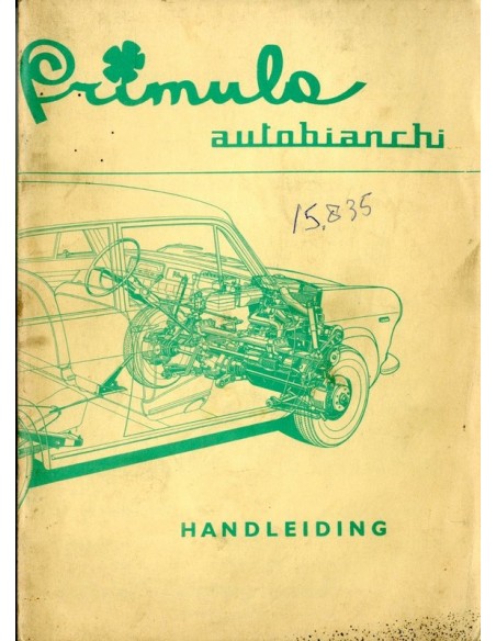 1966 AUTOBIANCHI PRIMULA INSTRUCTIEBOEKJE NEDERLANDS