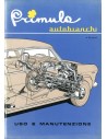 1965 AUTOBIANCHI PRIMULA INSTRUCTIEBOEKJE ITALIAANS