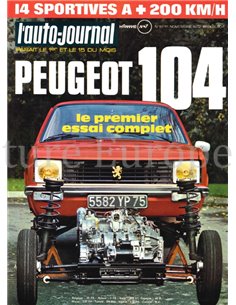 1972 L'AUTO-JOURNAL MAGAZINE 19 FRANS