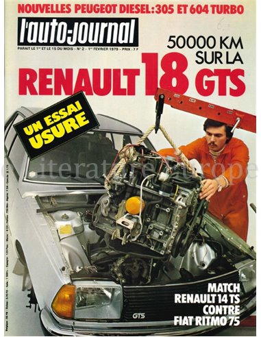 1979 L'AUTO-JOURNAL MAGAZINE 17 FRANS