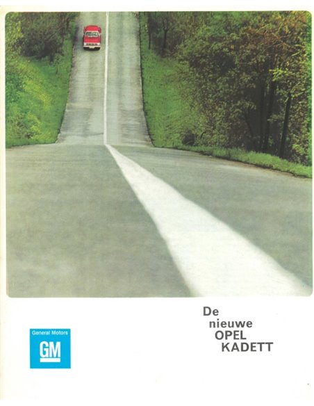 1965 OPEL KADETT B BROCHURE NEDERLANDS