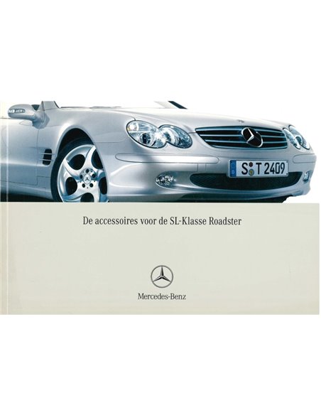 2001 MERCEDES BENZ SL CLASS ACCESSORIES BROCHURE DUTCH