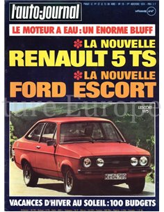 1974 L'AUTO-JOURNAL MAGAZIN 19 FRANZÖSISCH