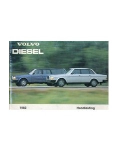 1983 VOLVO 240 DIESEL INSTRUCTIEBOEKJE NEDERLANDS