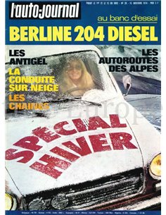 1974 L'AUTO-JOURNAL MAGAZIN 20 FRANZÖSISCH