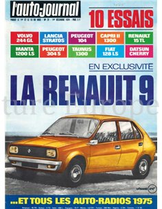 1974 L'AUTO-JOURNAL MAGAZINE 21 FRENCH