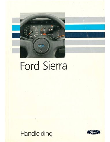 1990 FORD SIERRA BEDIENUNGSANLEITING NIEDERLANDISCH
