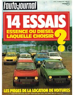 1977 L'AUTO-JOURNAL MAGAZIN 12 FRANZÖSISCH