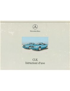 2000 MERCEDES BENZ CLK KLASSE INSTRUCTIEBOEKJE ITALIAANS