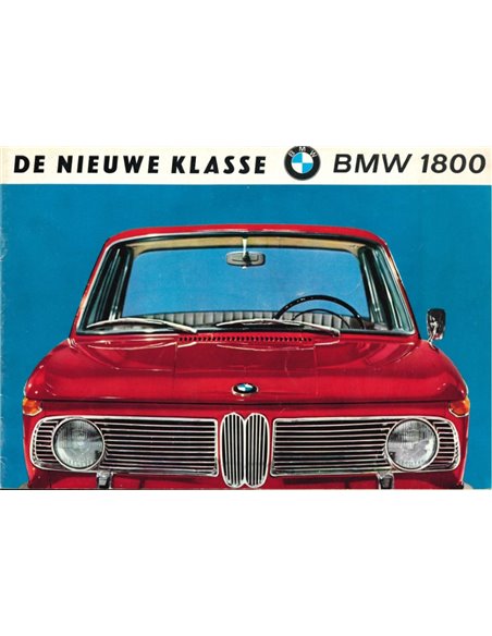 1965 BMW 1800 BROCHURE NEDERLANDS