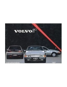 1987 VOLVO 480 ES INSTRUCTIEBOEKJE DEENS