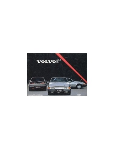 1987 VOLVO 480 ES OWNERS MANUAL DANISH
